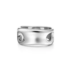 Tiffany & Co. Elsa Peretti® open side ring in sterling silver. | ^ Rings|Men's Jewelry