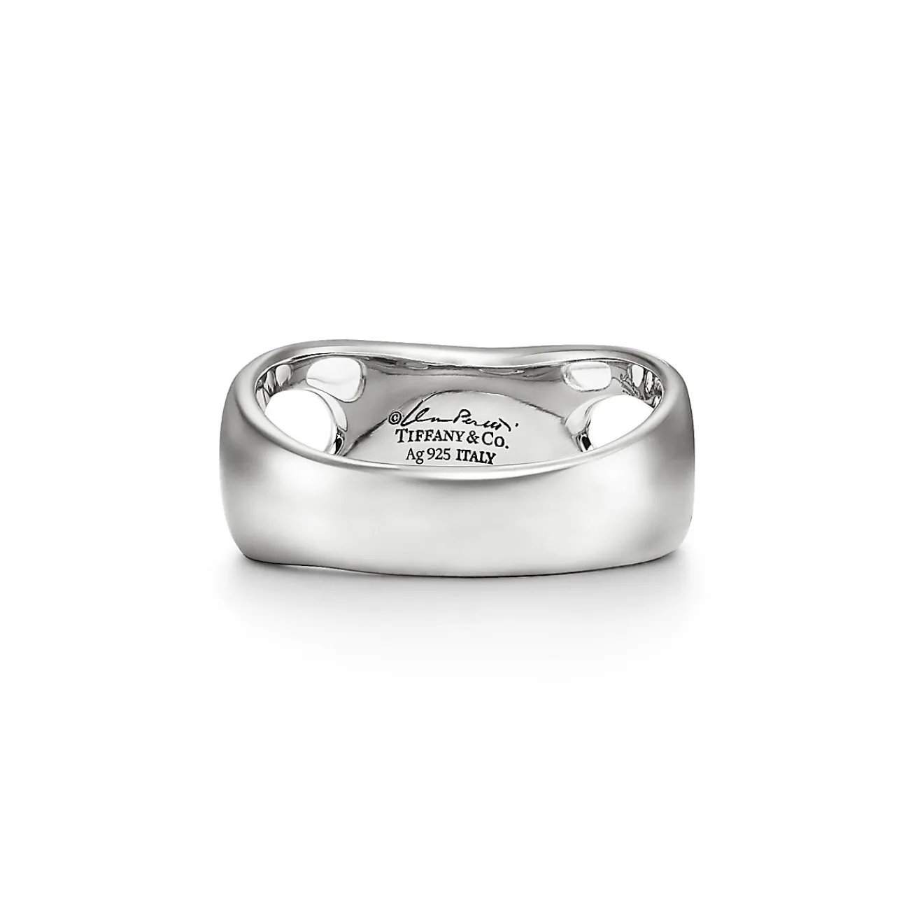 Tiffany & Co. Elsa Peretti® open side ring in sterling silver. | ^ Rings|Men's Jewelry