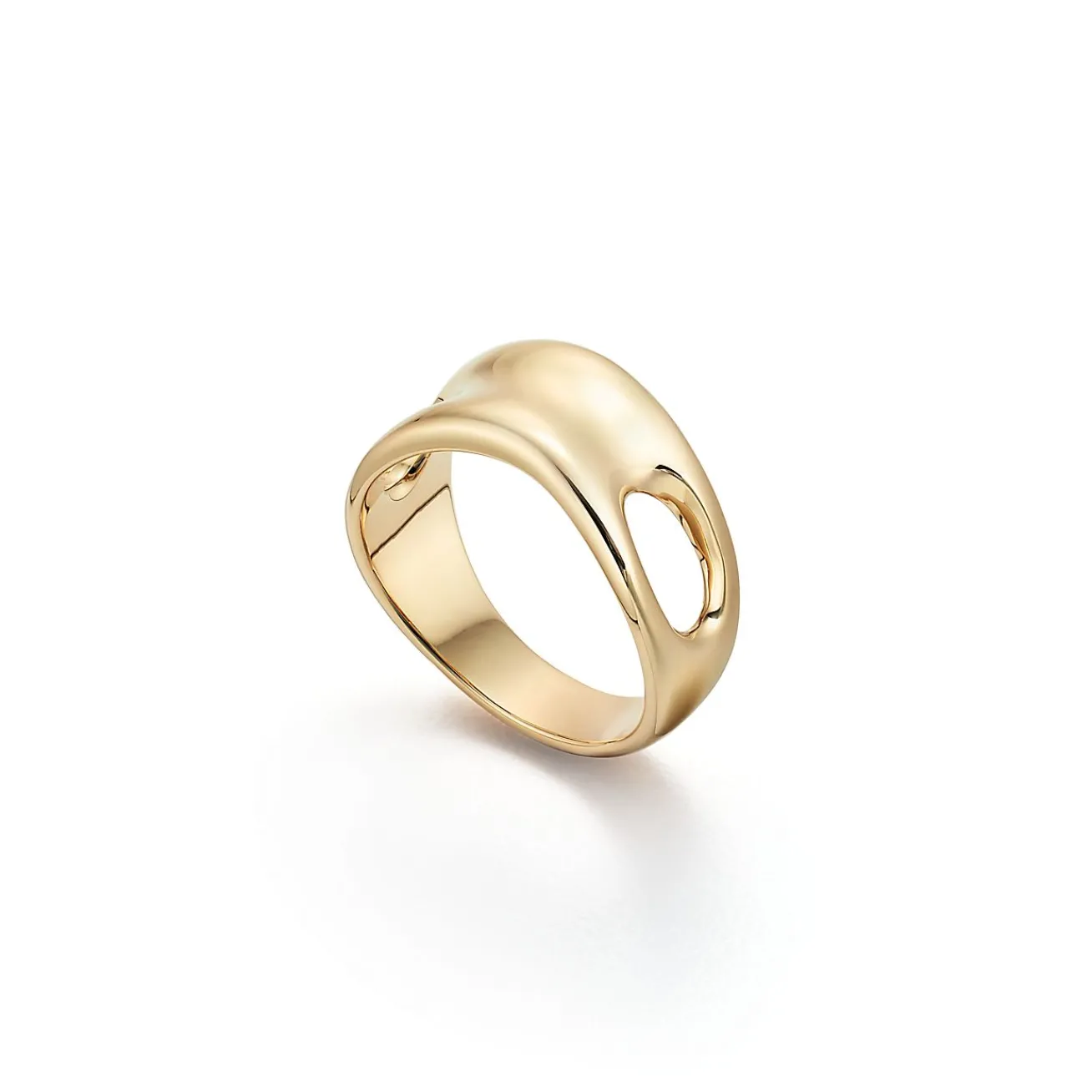 Tiffany & Co. Elsa Peretti® open side ring in 18k gold. | ^ Rings|Men's Jewelry