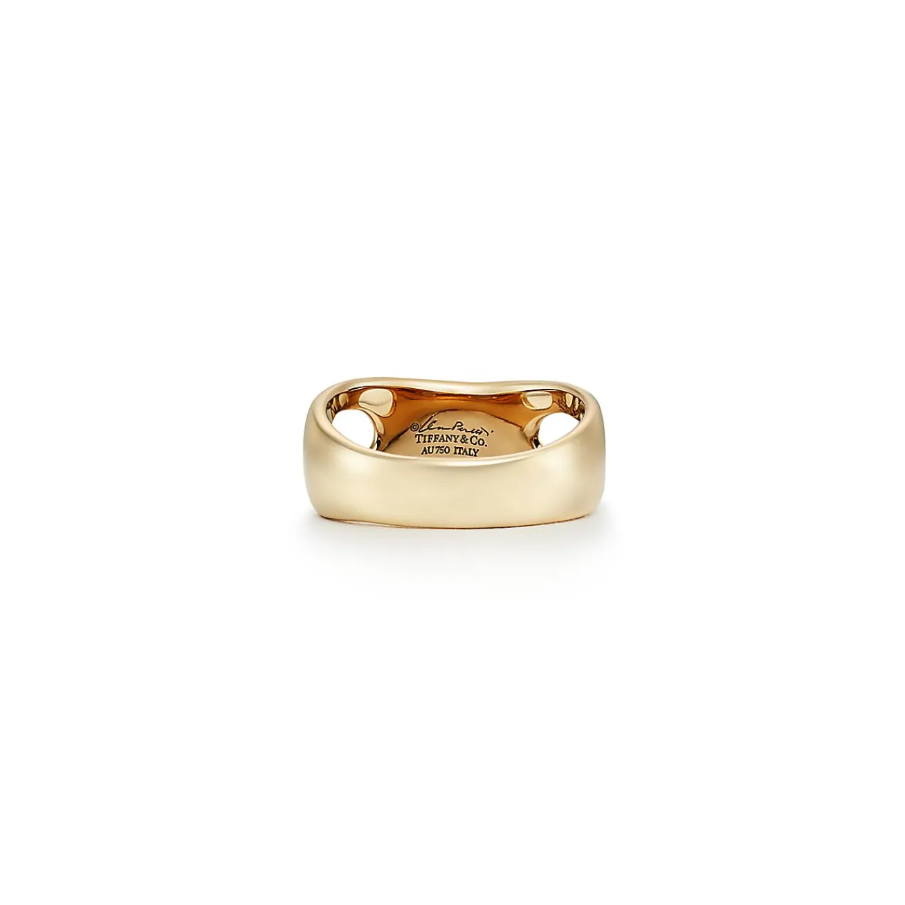 Tiffany & Co. Elsa Peretti® open side ring in 18k gold. | ^ Rings|Men's Jewelry