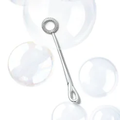 Tiffany & Co. Elsa Peretti® Padova™ bubble blower in sterling silver. | ^ Baby|Baby