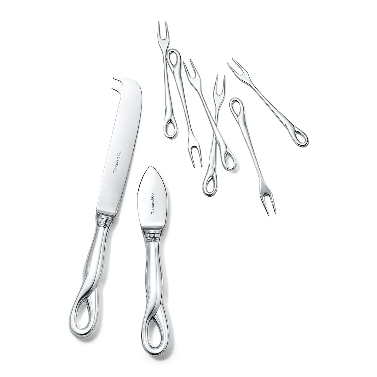 Tiffany & Co. Elsa Peretti® Padova™ parmesan cheese knife in sterling silver. | ^ Tableware|Flatware & Trays