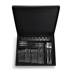 Tiffany & Co. Elsa Peretti® Padova™ 32-piece flatware set in sterling silver. | ^ Elsa Peretti®|The Couple