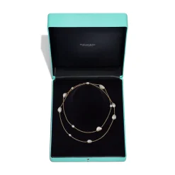 Tiffany & Co. Elsa Peretti® Pearls by the Yard™ sprinkle necklace in 18k gold. | ^ Necklaces & Pendants|Gold Jewelry