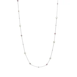 Tiffany & Co. Elsa Peretti® Pearls by the Yard™ sprinkle necklace in sterling silver. | ^ Necklaces & Pendants|Sterling Silver Jewelry