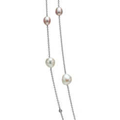 Tiffany & Co. Elsa Peretti® Pearls by the Yard™ sprinkle necklace in sterling silver. | ^ Necklaces & Pendants|Sterling Silver Jewelry