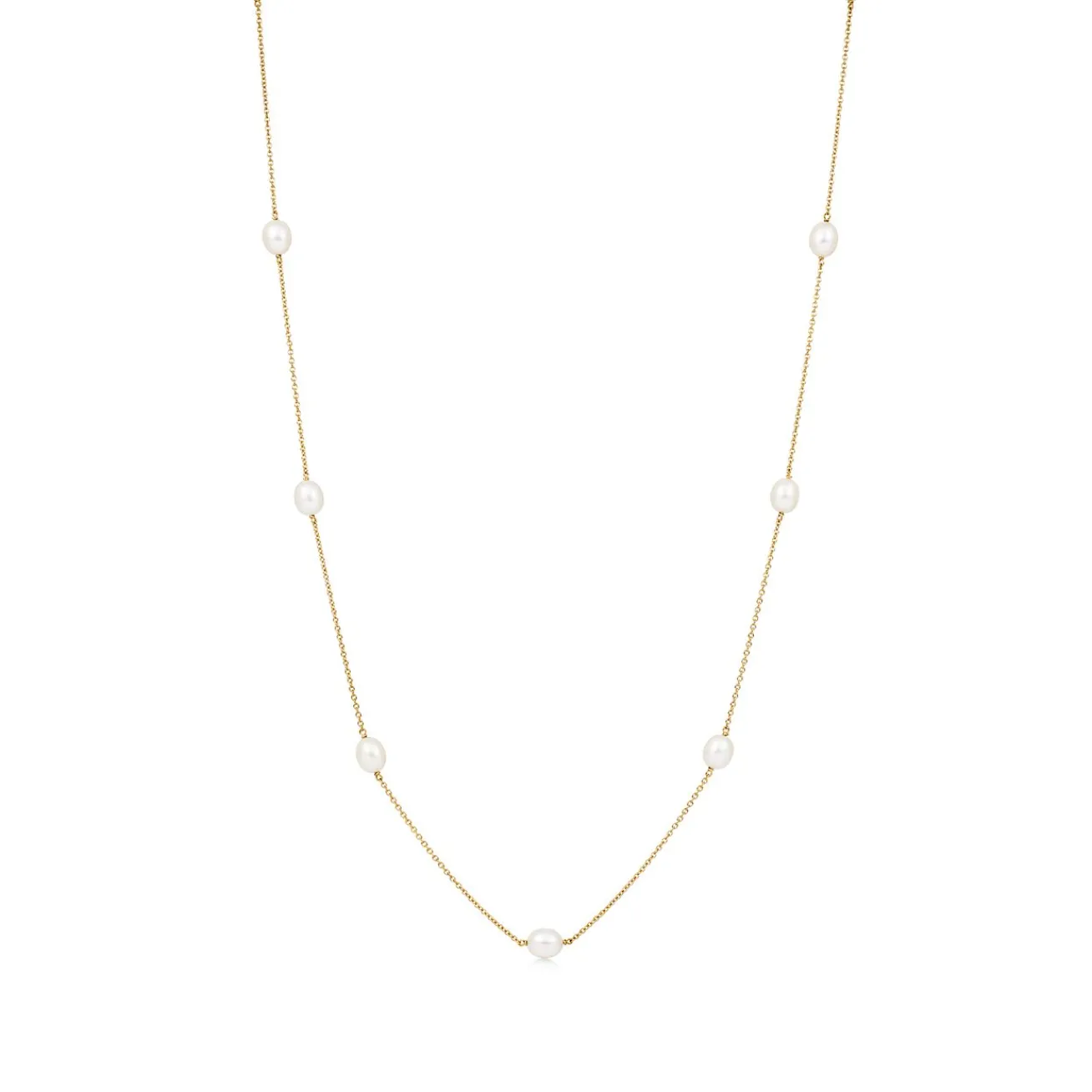 Tiffany & Co. Elsa Peretti® Pearls by the Yard™ necklace in 18k gold. | ^ Necklaces & Pendants|Elsa Peretti®