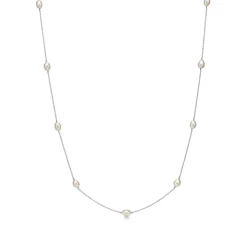 Tiffany & Co. Elsa Peretti® Pearls by the Yard™ necklace in sterling silver. | ^ Necklaces & Pendants|Sterling Silver Jewelry