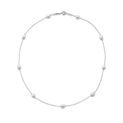 Tiffany & Co. Elsa Peretti® Pearls by the Yard™ necklace in sterling silver. | ^ Necklaces & Pendants|Sterling Silver Jewelry