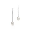 Tiffany & Co. Elsa Peretti® Pearls by the Yard™ chain earrings in sterling silver. | ^ Earrings|Sterling Silver Jewelry
