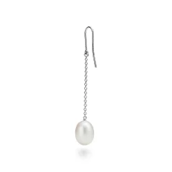 Tiffany & Co. Elsa Peretti® Pearls by the Yard™ chain earrings in sterling silver. | ^ Earrings|Sterling Silver Jewelry
