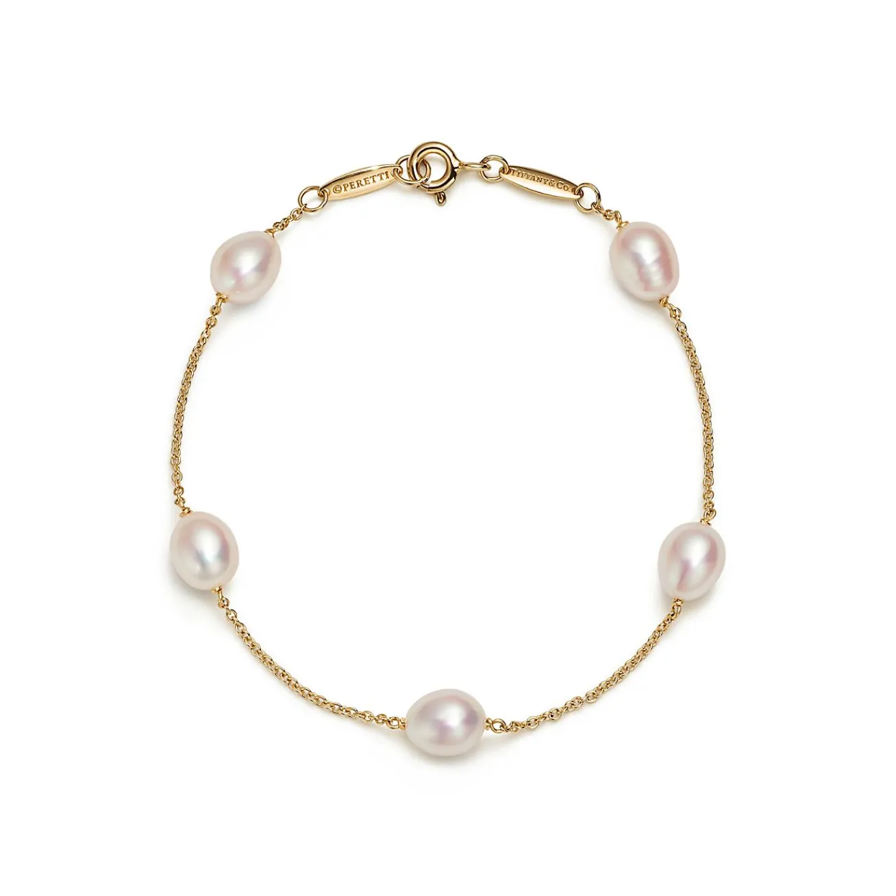 Tiffany & Co. Elsa Peretti® Pearls by the Yard™ bracelet in 18k gold. | ^ Bracelets|Gifts for Her