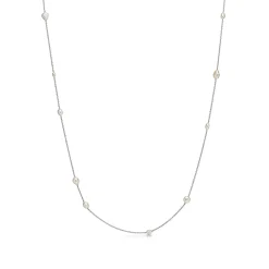 Tiffany & Co. Elsa Peretti® Pearls by the Yard™ sprinkle necklace in sterling silver. | ^ Necklaces & Pendants|Sterling Silver Jewelry