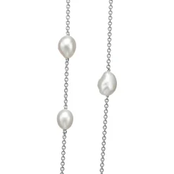 Tiffany & Co. Elsa Peretti® Pearls by the Yard™ sprinkle necklace in sterling silver. | ^ Necklaces & Pendants|Sterling Silver Jewelry