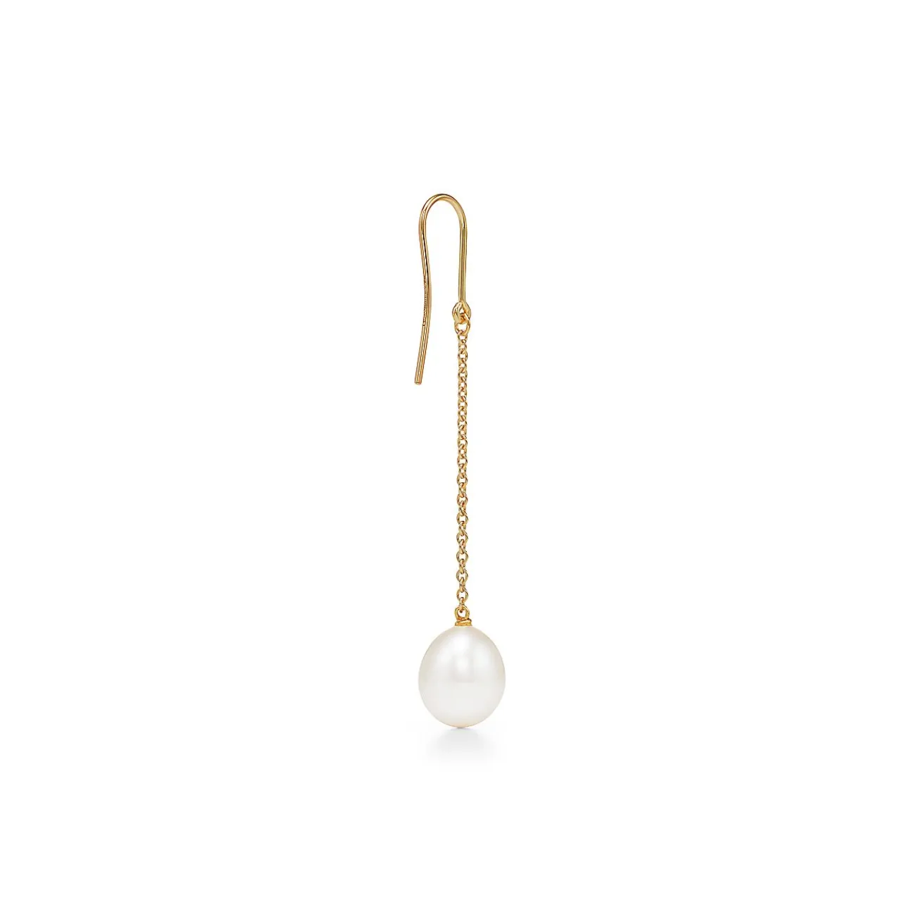 Tiffany & Co. Elsa Peretti® Pearls by the Yard™ chain earrings in 18k gold. | ^ Earrings|Most Popular Jewelry