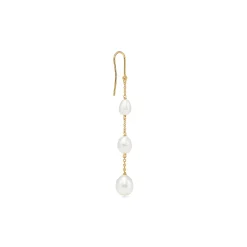 Tiffany & Co. Elsa Peretti® Pearls by the Yard™ chain earrings in 18k gold. | ^ Earrings|Gold Jewelry