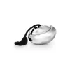 Tiffany & Co. Elsa Peretti® Pumpkin box in sterling silver with a black silk tassel, large. | ^ Elsa Peretti®|Decor