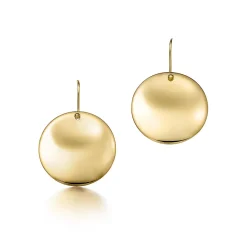 Tiffany & Co. Elsa Peretti® Round earrings in 18k gold. | ^ Earrings|Gold Jewelry