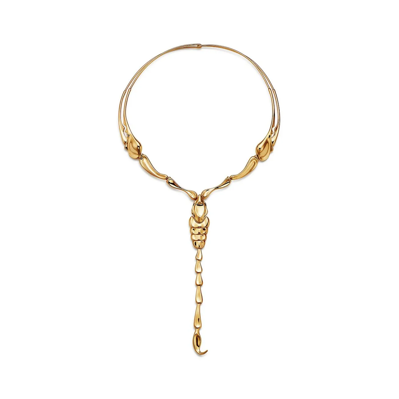 Tiffany & Co. Elsa Peretti® Scorpion Necklace in Yellow Gold | ^ Necklaces & Pendants|Gold Jewelry