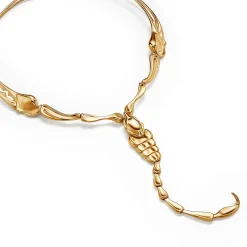 Tiffany & Co. Elsa Peretti® Scorpion Necklace in Yellow Gold | ^ Necklaces & Pendants|Gold Jewelry