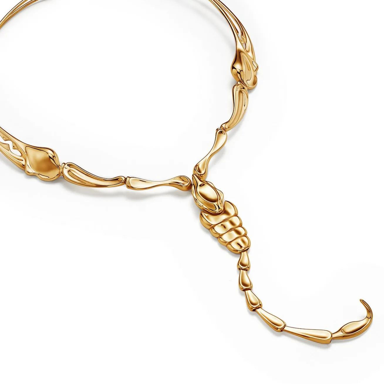 Tiffany & Co. Elsa Peretti® Scorpion Necklace in Yellow Gold | ^ Necklaces & Pendants|Gold Jewelry