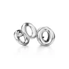 Tiffany & Co. Elsa Peretti® Sevillana™ cuff links in sterling silver. | ^ Elsa Peretti®