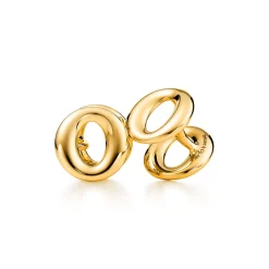 Tiffany & Co. Elsa Peretti® Sevillana™ cuff links in 18k gold. | ^ Elsa Peretti®|Him