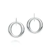 Tiffany & Co. Elsa Peretti® Sevillana™ hook earrings in sterling silver, medium. | ^ Earrings|Bold Silver Jewelry