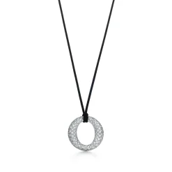 Tiffany & Co. Elsa Peretti® Sevillana™ pendant of diamonds in platinum, small. | ^ Necklaces & Pendants|Diamond Jewelry