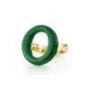 Tiffany & Co. Elsa Peretti® Sevillana™ Ring in 18k gold with green jade. | ^ Rings|Gold Jewelry