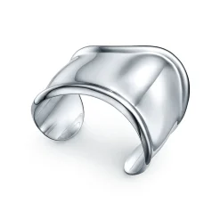 Tiffany & Co. Elsa Peretti® small Bone cuff in sterling silver, 43 mm wide. | ^ Bracelets|Bold Silver Jewelry