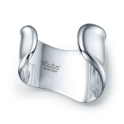 Tiffany & Co. Elsa Peretti® small Bone cuff in sterling silver, 43 mm wide. | ^ Bracelets|Bold Silver Jewelry