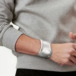 Tiffany & Co. Elsa Peretti® small Bone cuff in sterling silver, 43 mm wide. | ^ Bracelets|Bold Silver Jewelry
