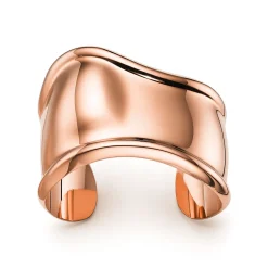 Tiffany & Co. Elsa Peretti® small Bone cuff in 18k rose gold, 43 mm wide. | ^ Bracelets|Rose Gold Jewelry