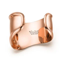 Tiffany & Co. Elsa Peretti® small Bone cuff in 18k rose gold, 43 mm wide. | ^ Bracelets|Rose Gold Jewelry