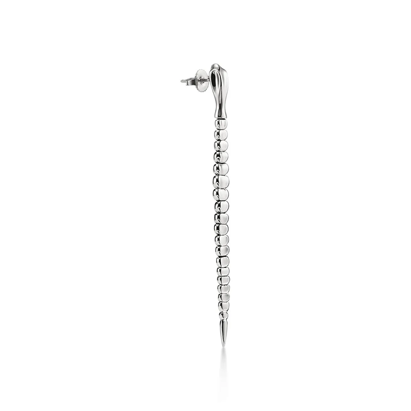 Tiffany & Co. Elsa Peretti® Snake earrings in sterling silver. | ^ Earrings|Bold Silver Jewelry