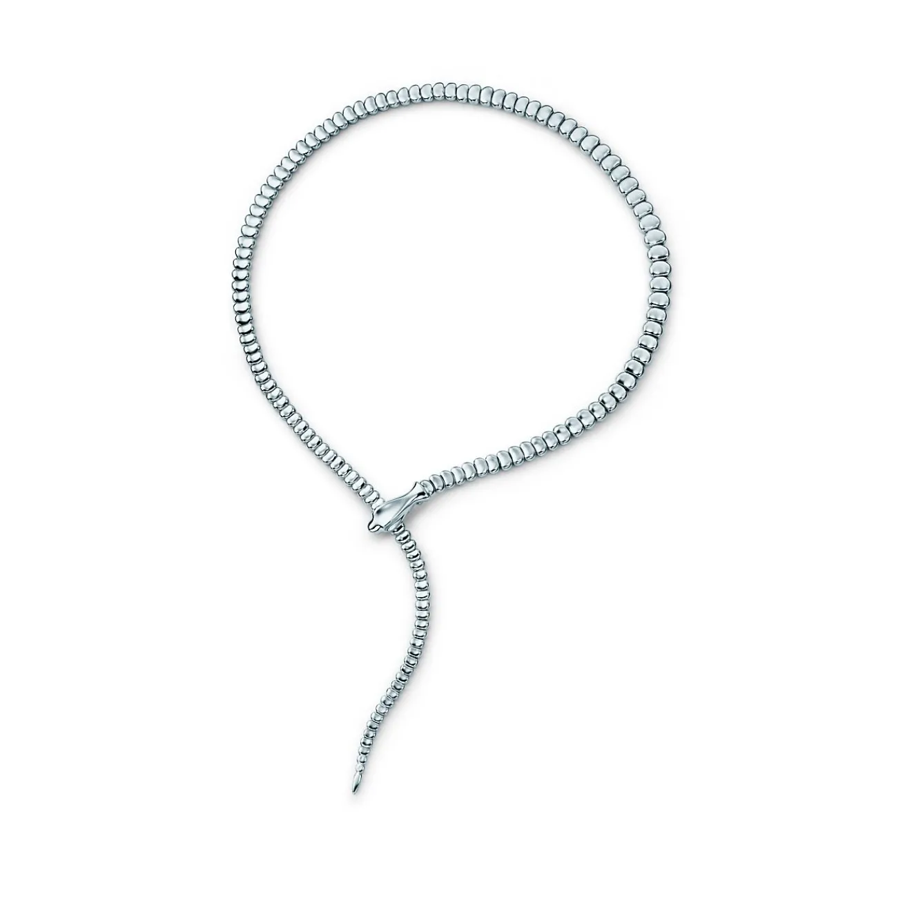 Tiffany & Co. Elsa Peretti® Snake Necklace in Sterling Silver | ^ Necklaces & Pendants|Bold Silver Jewelry
