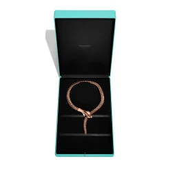 Tiffany & Co. Elsa Peretti® Snake Necklace in Rose Gold | ^ Necklaces & Pendants|Rose Gold Jewelry