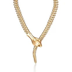 Tiffany & Co. Elsa Peretti® Snake Necklace in Yellow Gold | ^ Necklaces & Pendants|Gold Jewelry