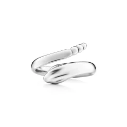 Tiffany & Co. Elsa Peretti® Snake ring in sterling silver. | ^ Rings|Bold Silver Jewelry