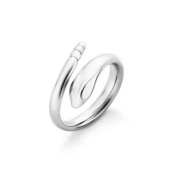 Tiffany & Co. Elsa Peretti® Snake ring in sterling silver. | ^ Rings|Bold Silver Jewelry