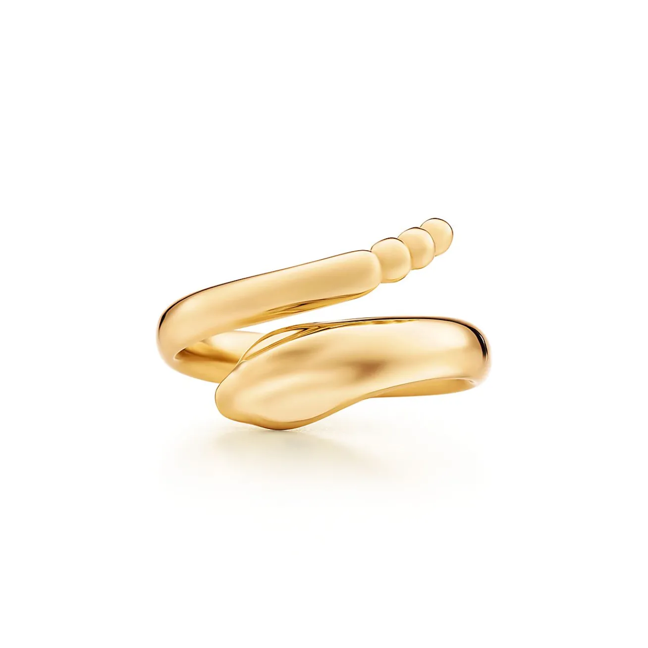 Tiffany & Co. Elsa Peretti® Snake ring in 18k gold. | ^ Rings|Gold Jewelry