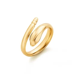 Tiffany & Co. Elsa Peretti® Snake ring in 18k gold. | ^ Rings|Gold Jewelry