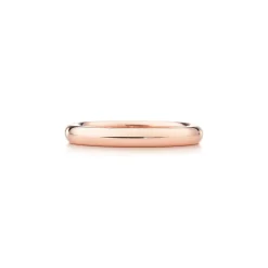 Tiffany & Co. Elsa Peretti® stacking band ring in 18k rose gold. | ^Women Rings|Rose Gold Jewelry