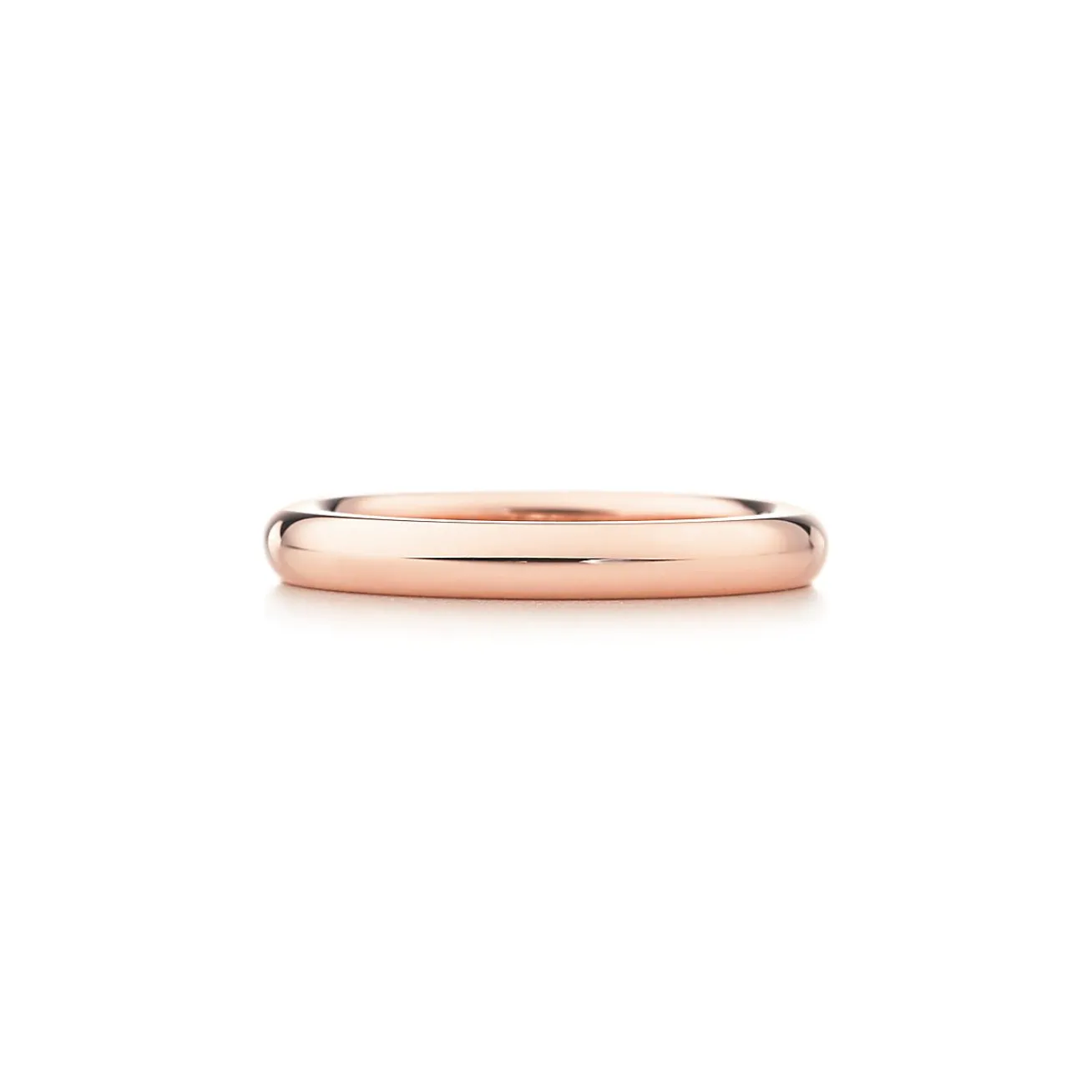 Tiffany & Co. Elsa Peretti® stacking band ring in 18k rose gold. | ^Women Rings|Rose Gold Jewelry