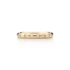 Tiffany & Co. Elsa Peretti® stacking band ring in 18k gold with eight diamonds. | ^Women Rings|Stacking Rings