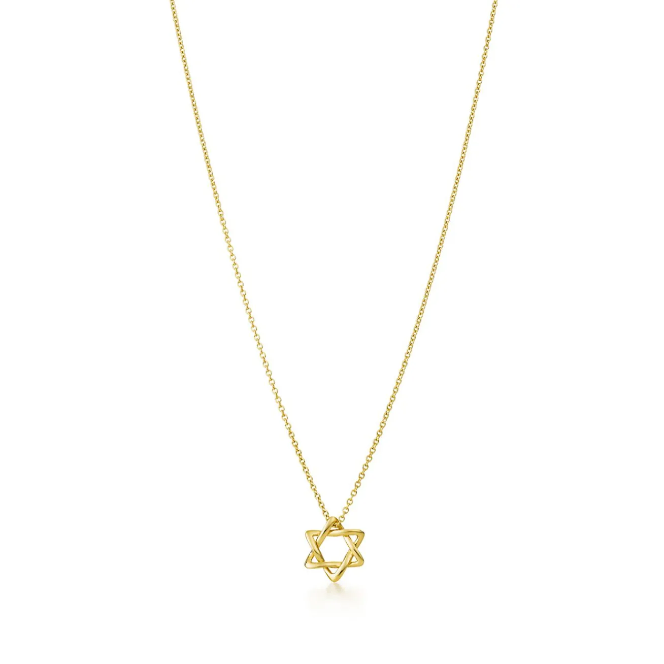 Tiffany & Co. Elsa Peretti® Star of David pendant in 18k gold, 12 mm wide. | ^ Necklaces & Pendants|Gold Jewelry