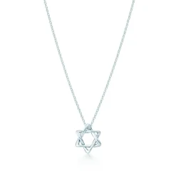 Tiffany & Co. Elsa Peretti® Star of David pendant in sterling silver, 12 mm wide. | ^ Necklaces & Pendants|Sterling Silver Jewelry