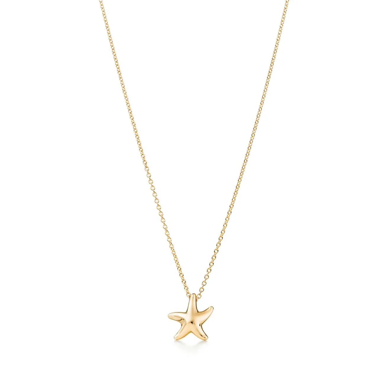 Tiffany & Co. Elsa Peretti® Starfish pendant in 18k gold, 12mm. | ^ Necklaces & Pendants|Gold Jewelry