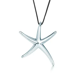 Tiffany & Co. Elsa Peretti® Starfish pendant in sterling silver. | ^ Necklaces & Pendants|Sterling Silver Jewelry